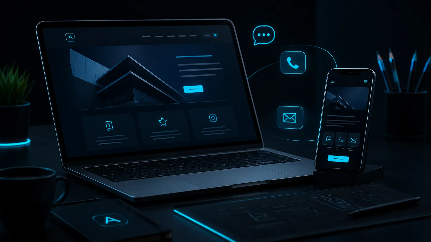 Presença digital e comunicação da Allfa Mega